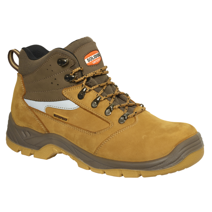 Chaussure de sécurité haute S3 cuir nubuck TRUCK SOLIDUR