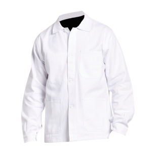 Veste de travail 100% coton blanc PBV