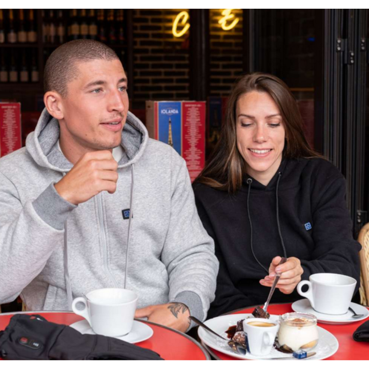 Sweat à capuche zippé chauffant HV18 G-HEAT Dijon