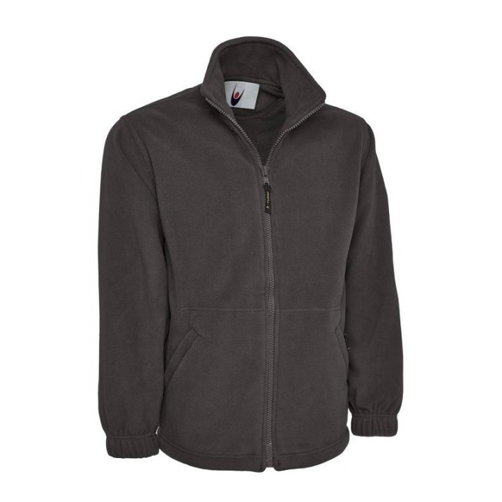 Veste travail polaire travail zippée 300 grammes UNEEK gris souris