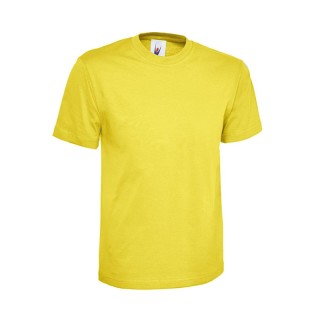 Tee shirt enfant junior 100% coton UC306 UNEEK jaune