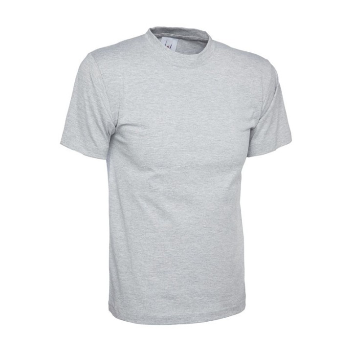 Tee shirt enfant junior 100% coton UC306 UNEEK gris chiné