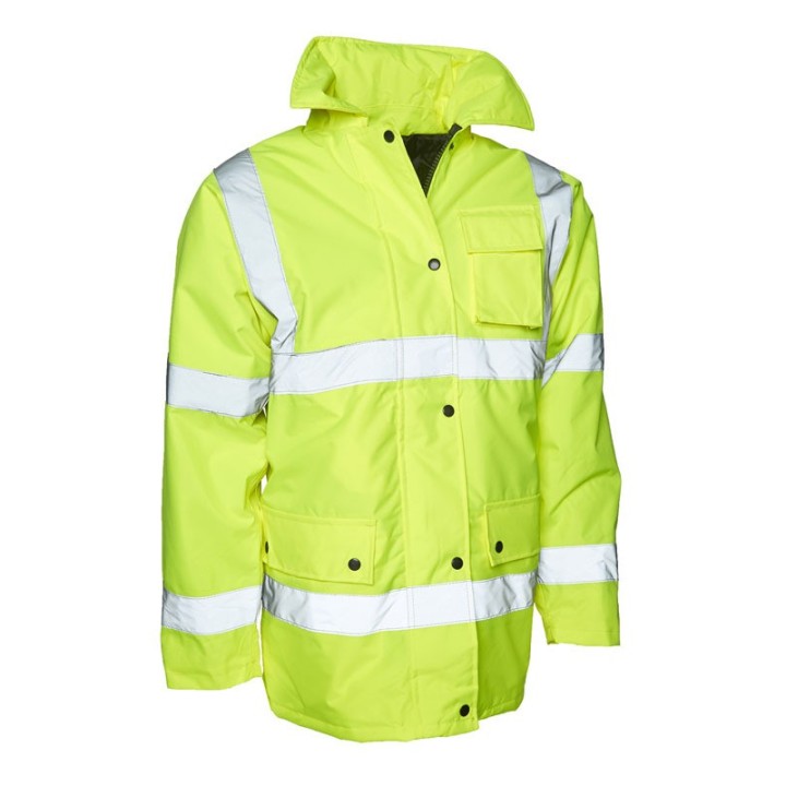 Parka de travail haute visibilité classe 3 jaune