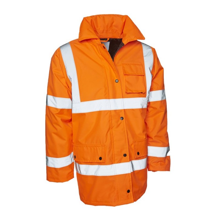 Parka de travail haute visibilité classe 3  orange