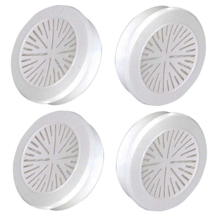 Lot de 4 filtres poussières P3R HM500 Mxpf Valuair Optifit Honeywell