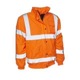 Blouson froid de travail haute visibilité premier prix UNEEK orange