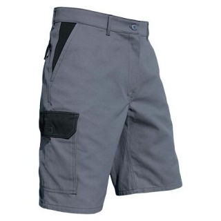 Bermuda de travail TYPHON LIGHT Gris Noir PBV Sécurama