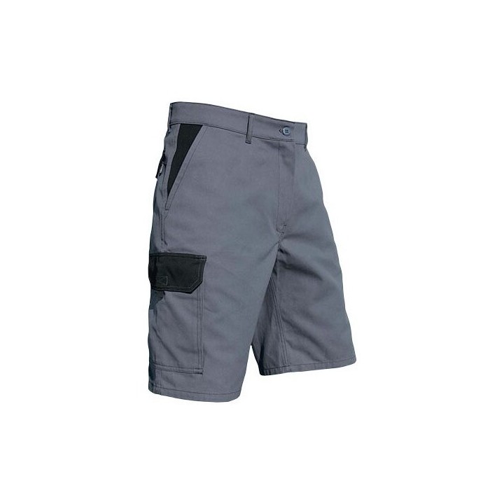 Bermuda de travail TYPHON LIGHT Gris Noir PBV Sécurama