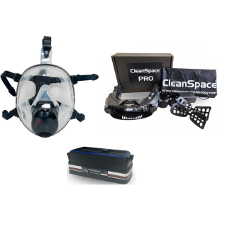 Kit ventilation assistée masque complet cleanspace pro A2P3