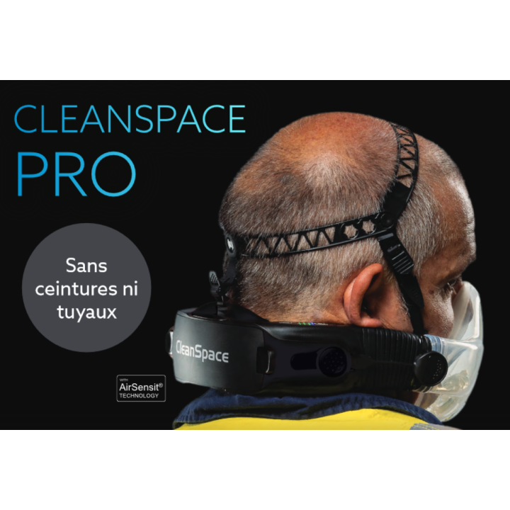 Kit ventilation assistée masque complet cleanspace pro A2P3