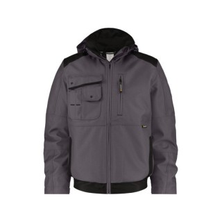 Veste hiver de travail hyper résistante et chaude AUSTIN DASSY gris noir