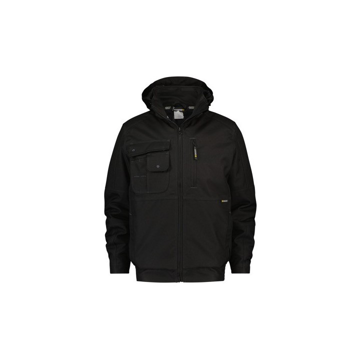 Veste hiver de travail hyper résistante et chaude AUSTIN DASSY noir avant