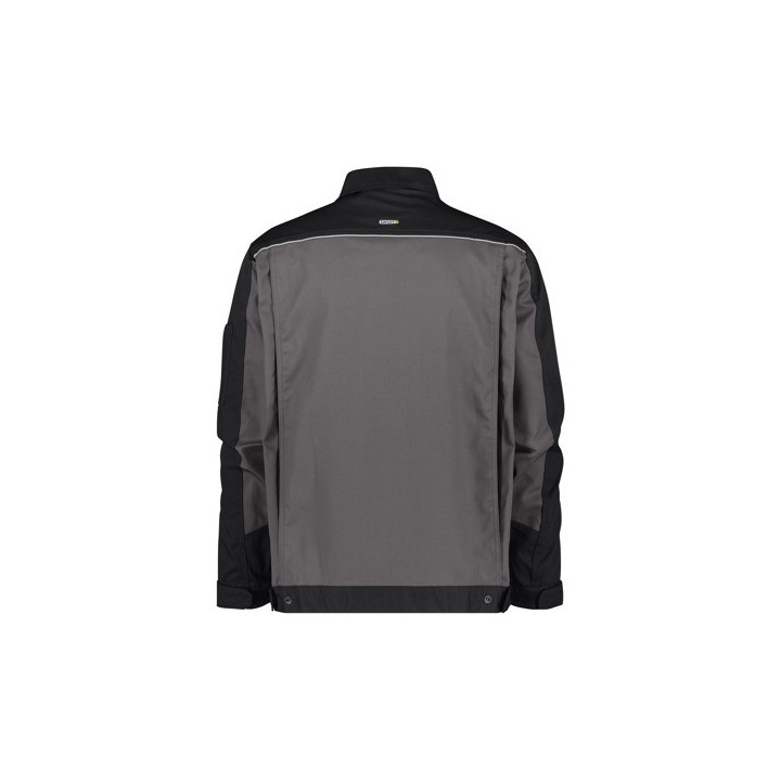 Veste de travail LUGANO DASSY gris noir