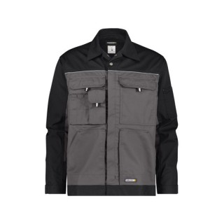 Veste de travail LUGANO DASSY gris noir