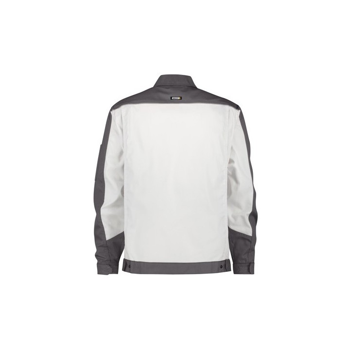 Veste de travail LUGANO DASSY blanc gris