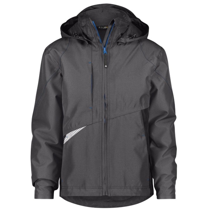 Veste de travail imperméable et coupe vent SOFTSHELL HYPER Dassy anthracite / noir