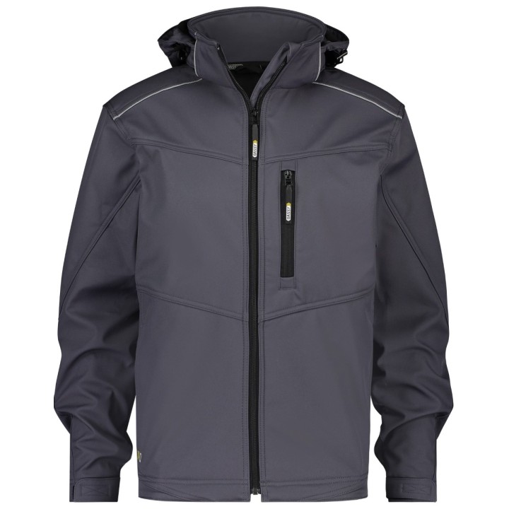 Veste de travail Softshell Tavira homme DASSY gris