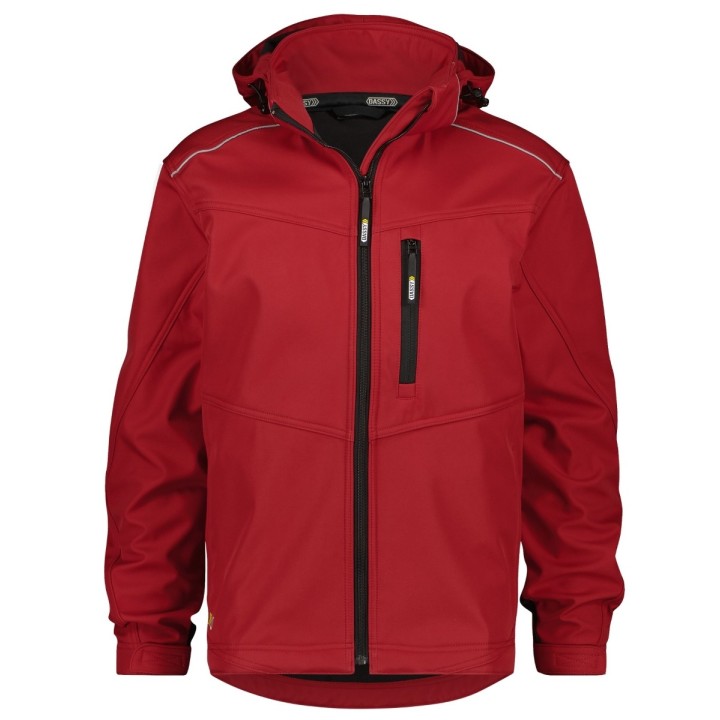 Veste de travail Softshell Tavira homme DASSY rouge