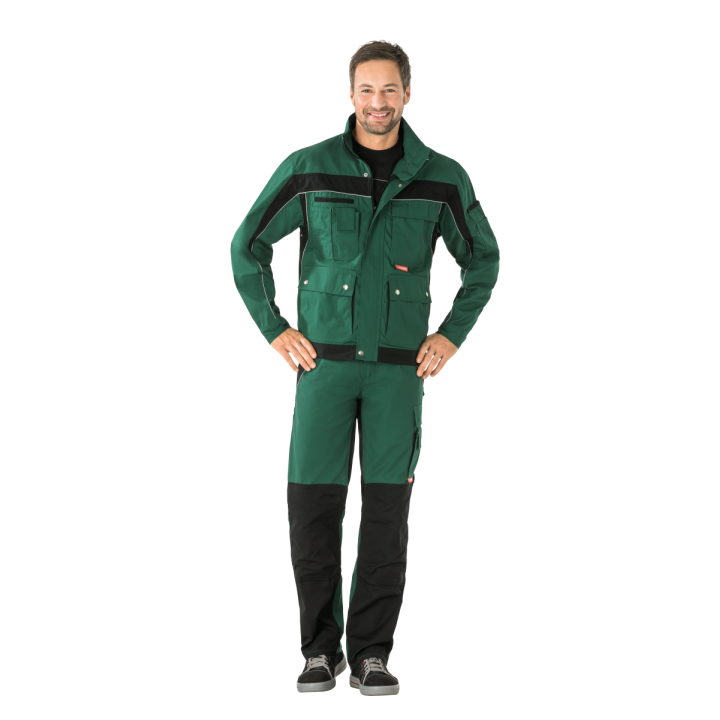 Blouson de travail PLALINE 65/35 poly/coton 280 gr vert