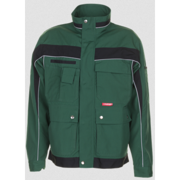 Blouson de travail PLALINE 65/35 poly/coton 280 gr vert