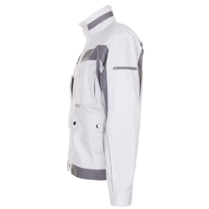 Blouson de travail PLALINE 65/35 poly/coton 280 gr blanc