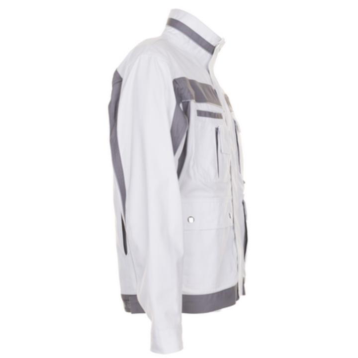 Blouson de travail PLALINE 65/35 poly/coton 280 gr blanc