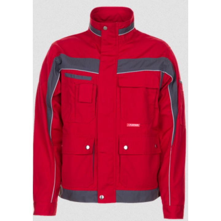 Blouson de travail PLALINE 65/35 poly/coton 280 gr rouge