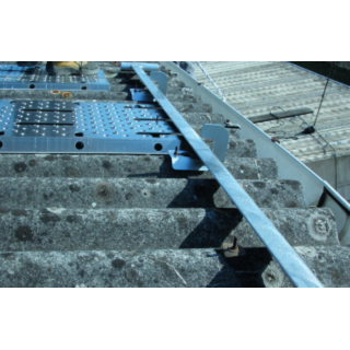 Règle de butée SECURIPLAC (sans crochet) toiture fibro ciment DIMOS