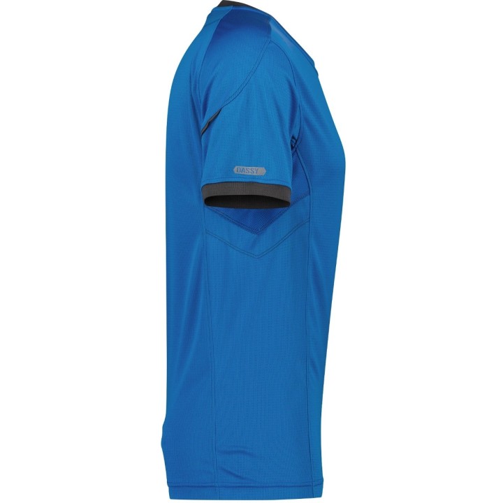 Tee Shirt homme Confort Nexus protection UV 140 g Dassy  bleu azur profil