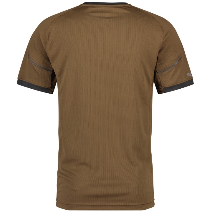 Tee Shirt homme Confort Nexus protection UV 140 g Dassy brun Argile dos