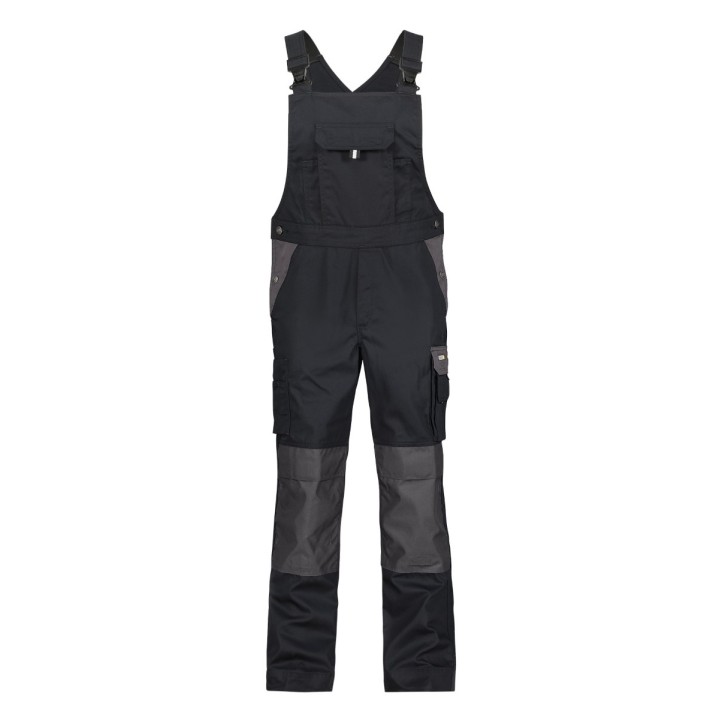 Cotte de travail à bretelle BICOLORE Versaille DASSY noir