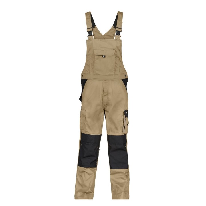 Cotte de travail à bretelle BICOLORE Versaille DASSY sable