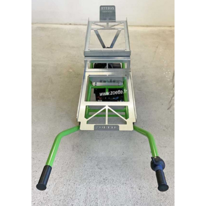 Brouette éléctrique CLAS VITICULTURE porte caisse ZOETTE vue dessus