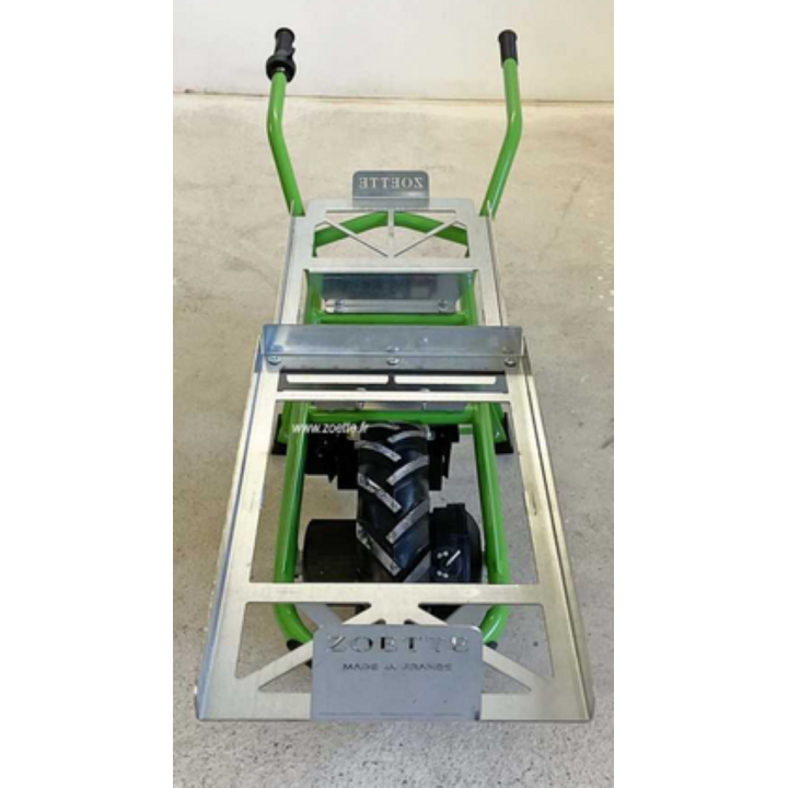 Brouette électrique CLAS VITICULTURE porte caisse ZOETTE vue dessus