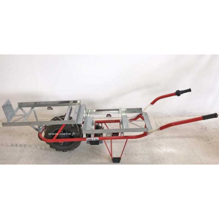Brouette électrique ZOETTE PRO VITICULTURE motorisée freinéeas  chassis
