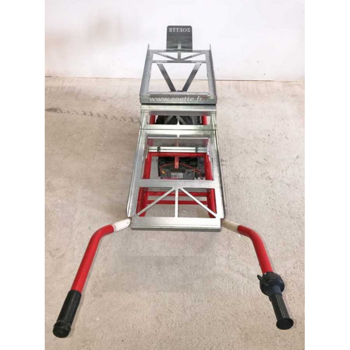 Brouette électrique ZOETTE PRO VITICULTURE motorisée freinéeas  chassis