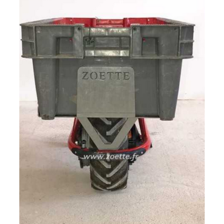 Brouette électrique ZOETTE PRO VITICULTURE motorisée freinéeas  caisses