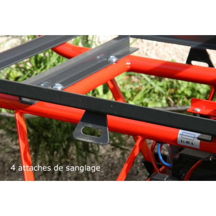 Brouette électrique ZOETTE apiculture PRO PORTE RUCHE abeille chassis