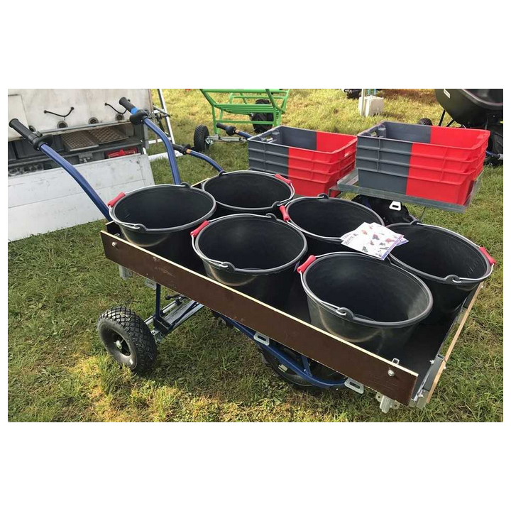 Brouette électrique ZOETTE PRO PRIMEUR caisse avec roues directionnelles en option