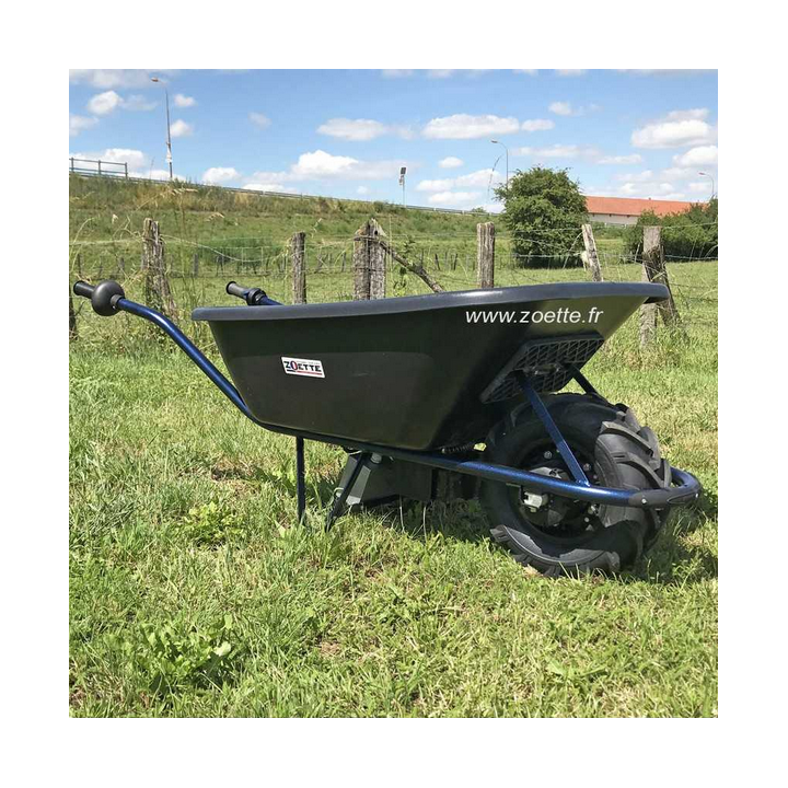 Brouette électrique ZOETTE EXTRA CLAS 120 L variateur vitesse