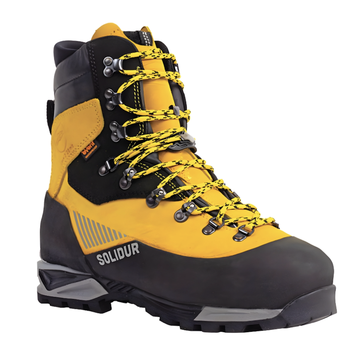 Chaussure forestière anti coupure S3 Classe 3 LOGWOOD Solidur jaune