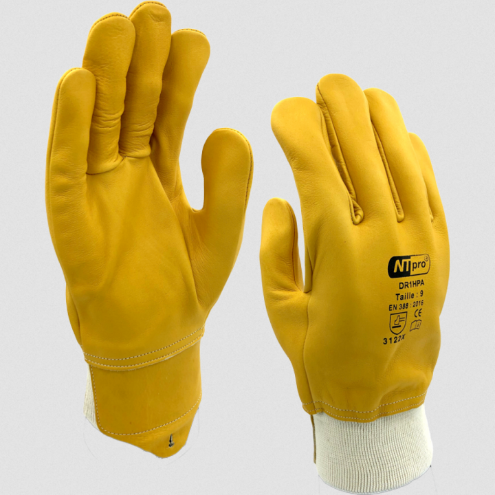 Gant ronce rosier débroussaillage cuir