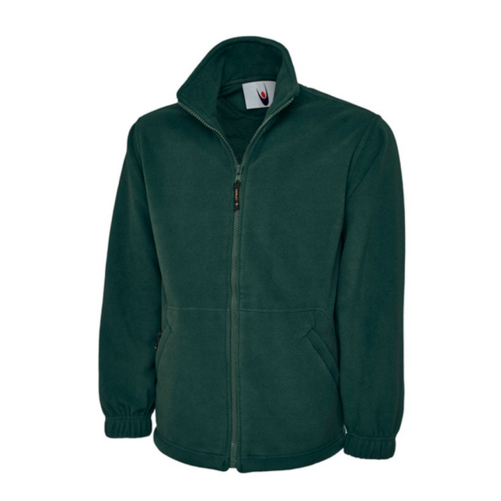 Veste de travail polaire prenium 380gr zip complet UNEEK vert