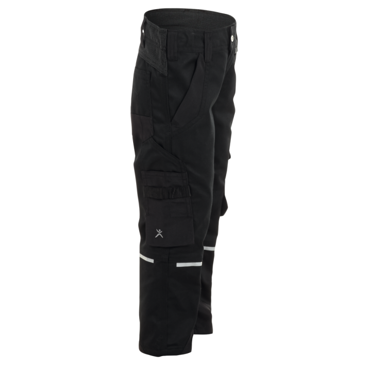 Pantalon enfant élasthanne NORIT PLANAM KIDS noir profil