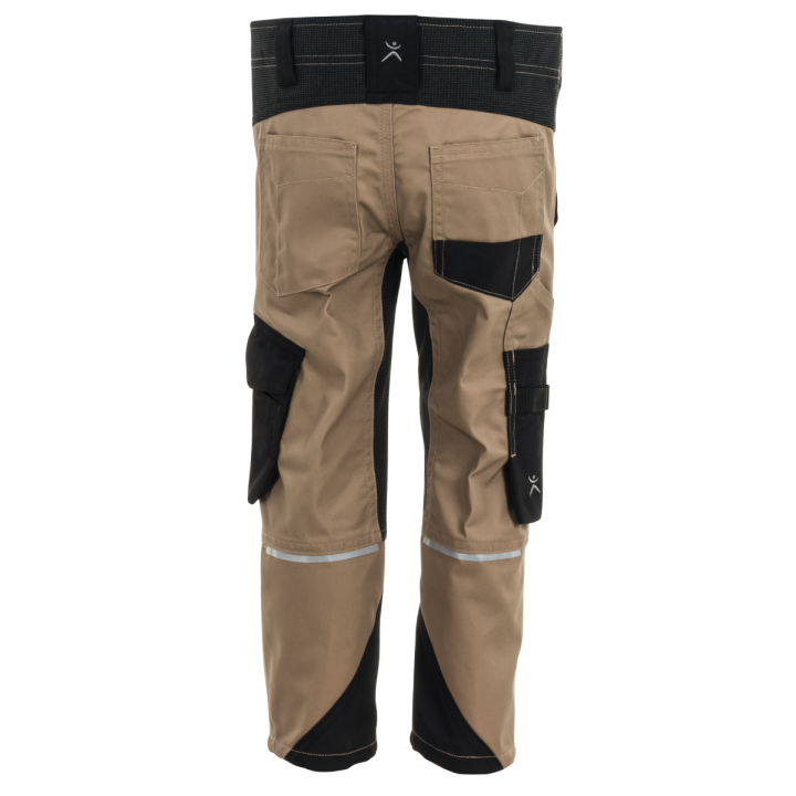 Pantalon enfant élasthanne NORIT PLANAM KIDS sable noir dos