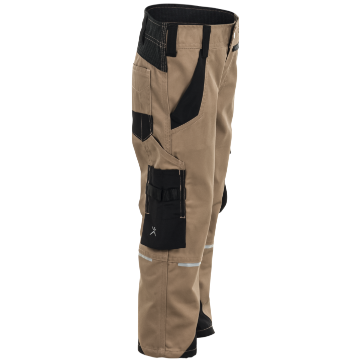 Pantalon enfant élasthanne NORIT PLANAM KIDS sable noir profil