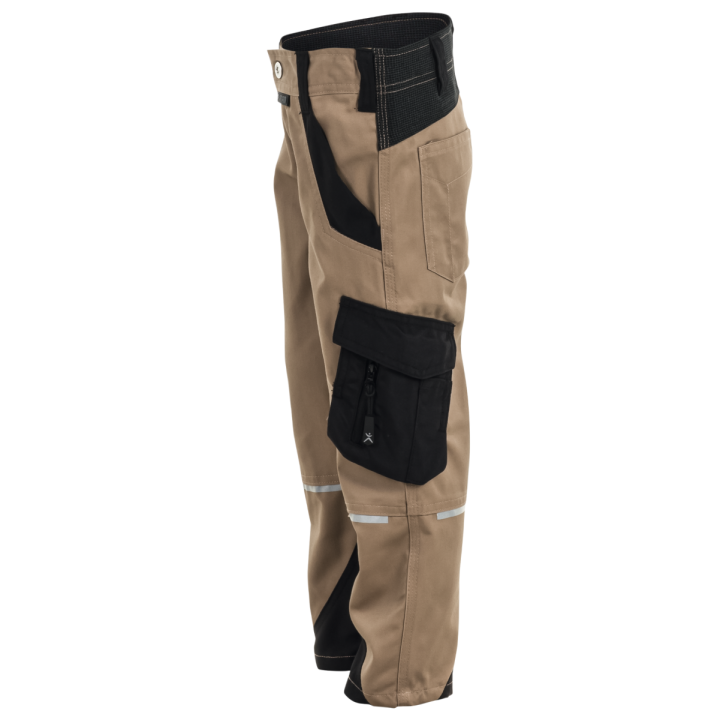 Pantalon enfant élasthanne NORIT PLANAM KIDS sable noir profil