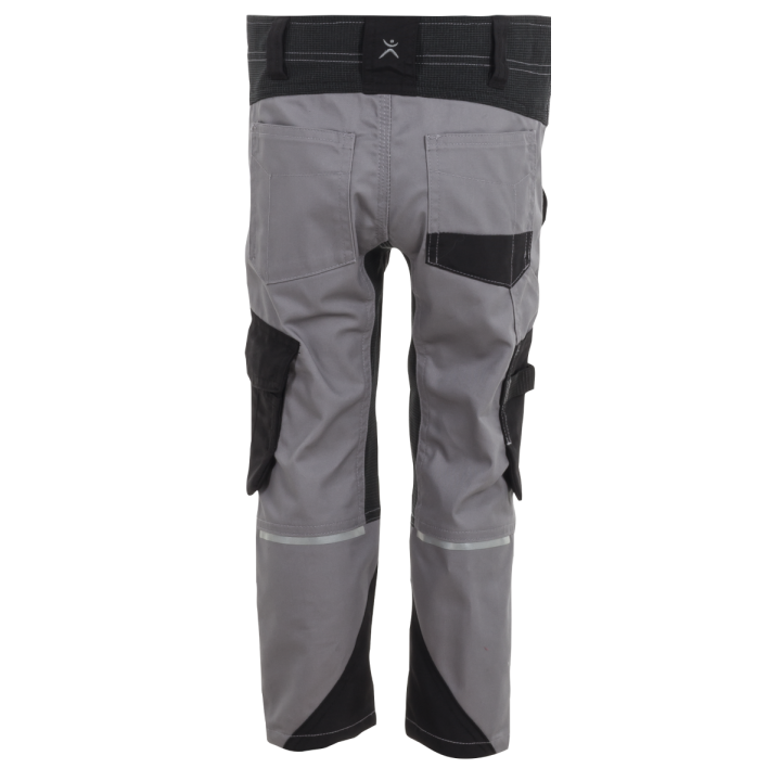 Pantalon enfant élasthanne NORIT PLANAM KIDS zinc noir dos