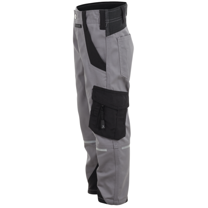 Pantalon enfant élasthanne NORIT PLANAM KIDS zinc noir profil