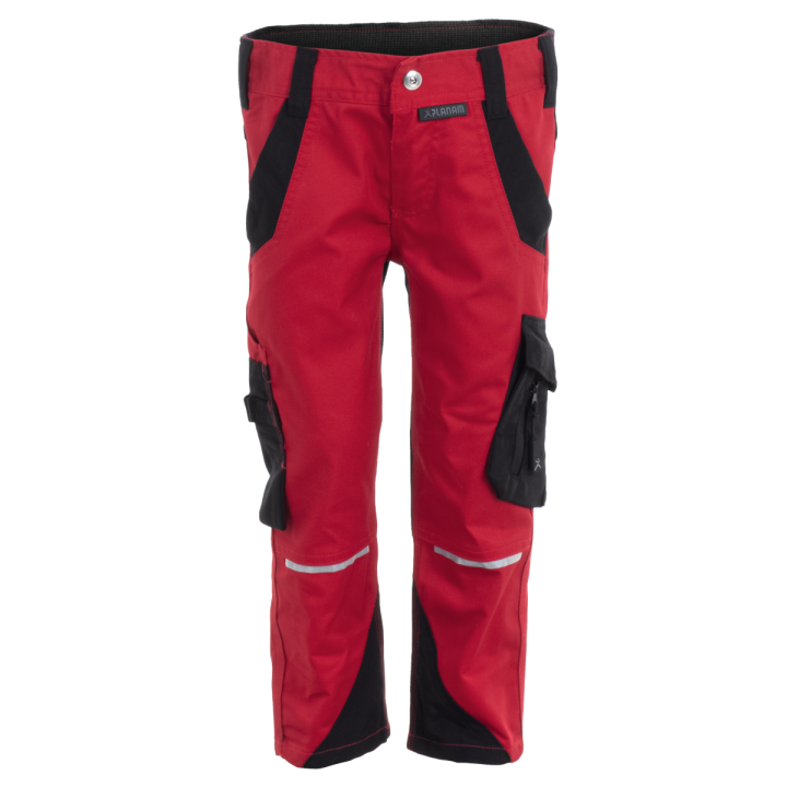 Pantalon enfant élasthanne NORIT PLANAM KIDS rouge noir
